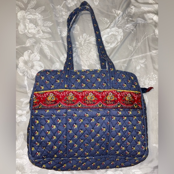 Vintage Vera Bradley diaper bag- Blue and Red - Picture 1 of 11